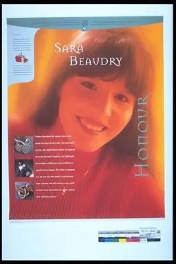 advertising poster, Sara Beaudry by Skye, Arlene - Native Role Model Program