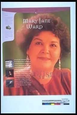 advertising poster, Mary Jane Ward by Skye, Arlene - Native Role Model Program