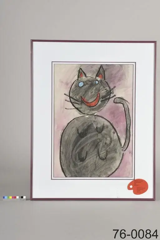 painting, Painting of a Cat by Unknown artist