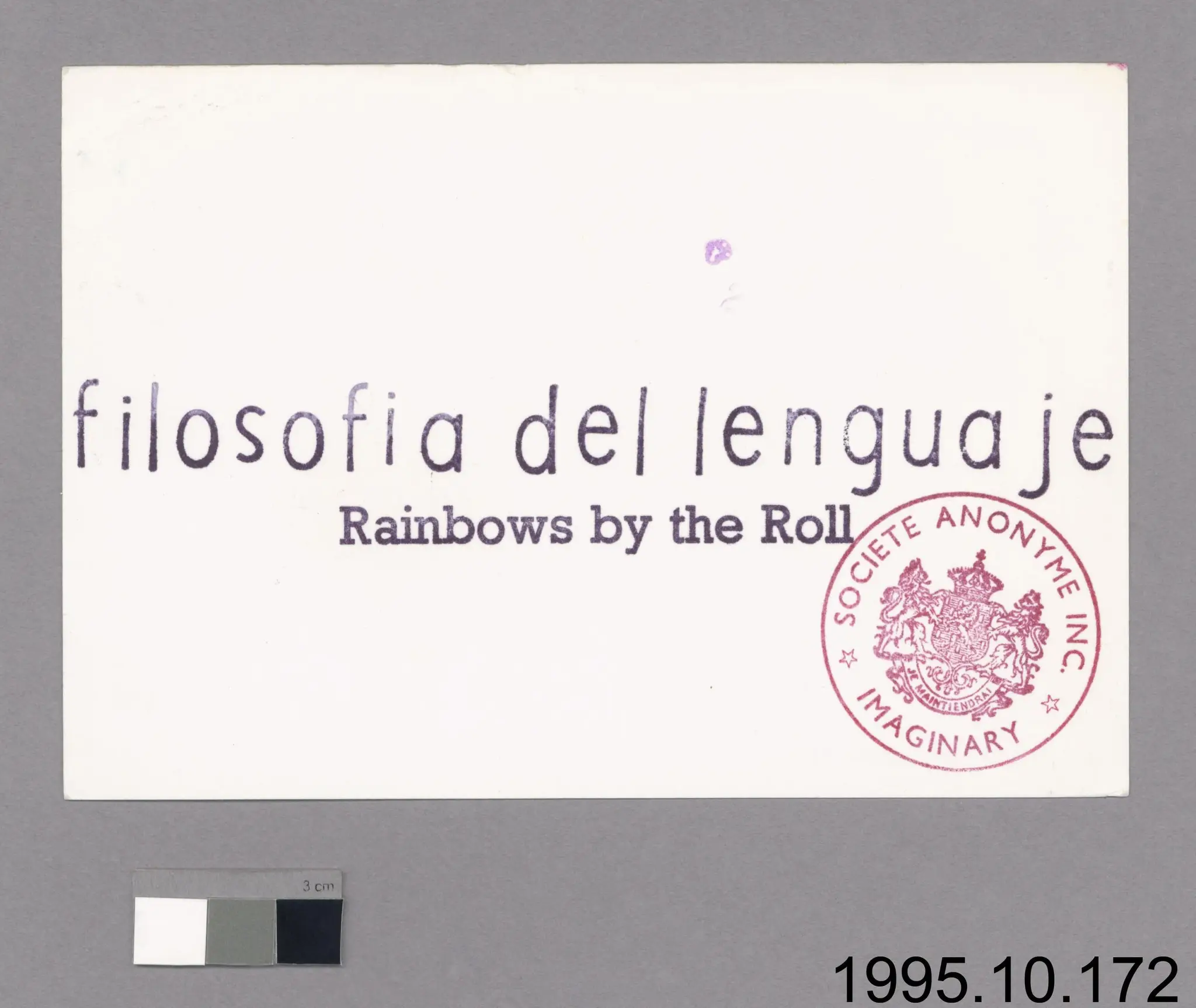 mail art by Société Anonyme Inc.