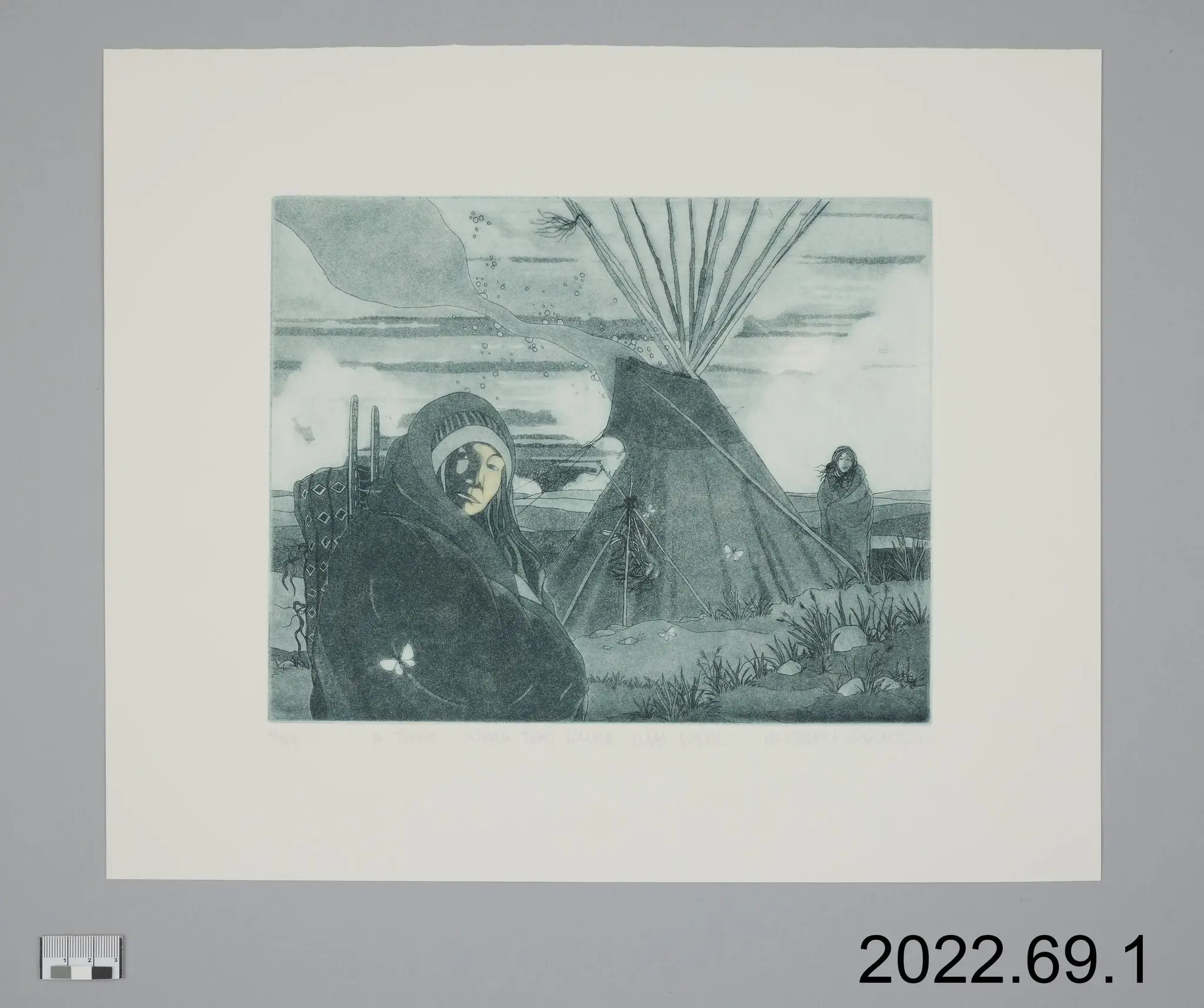 art print, A Time When the River Was Real by Robinson, Michael