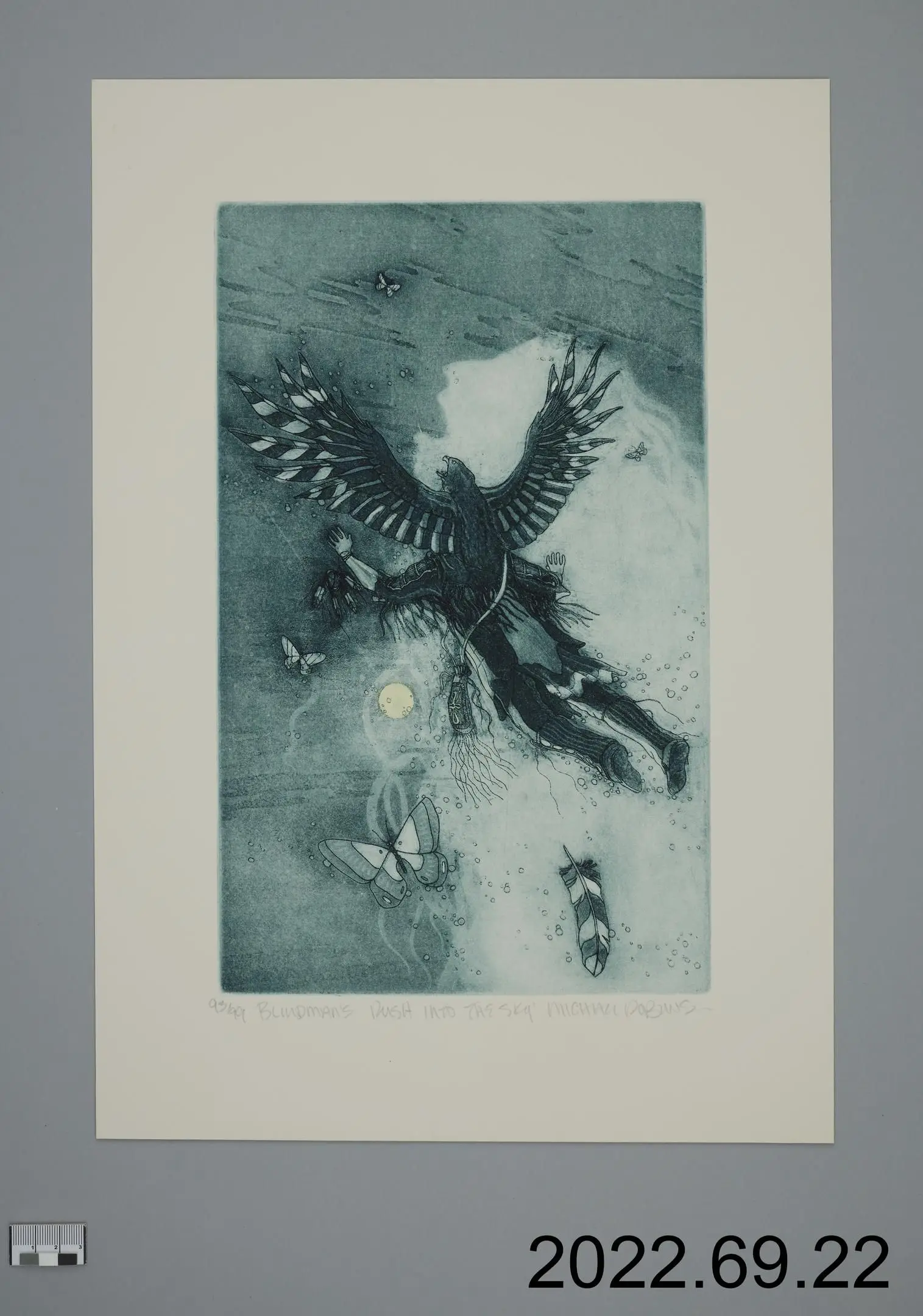 art print, Blindman's Rush Into The Sky by Robinson, Michael