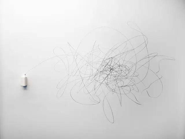 Man Drawing by Liliana Porter