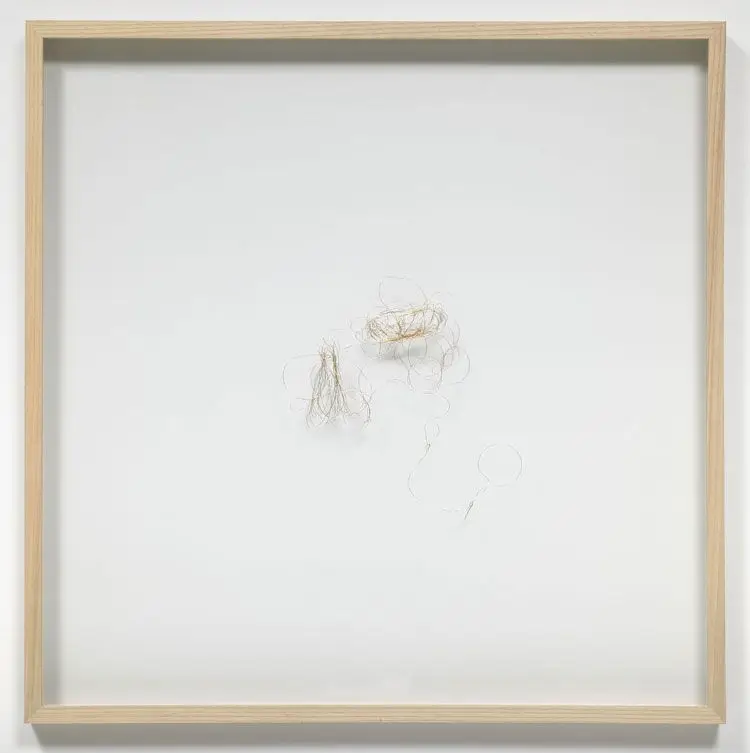 Wedding Ring Drawing (Circumference of a Living Room) by Cornelia Parker