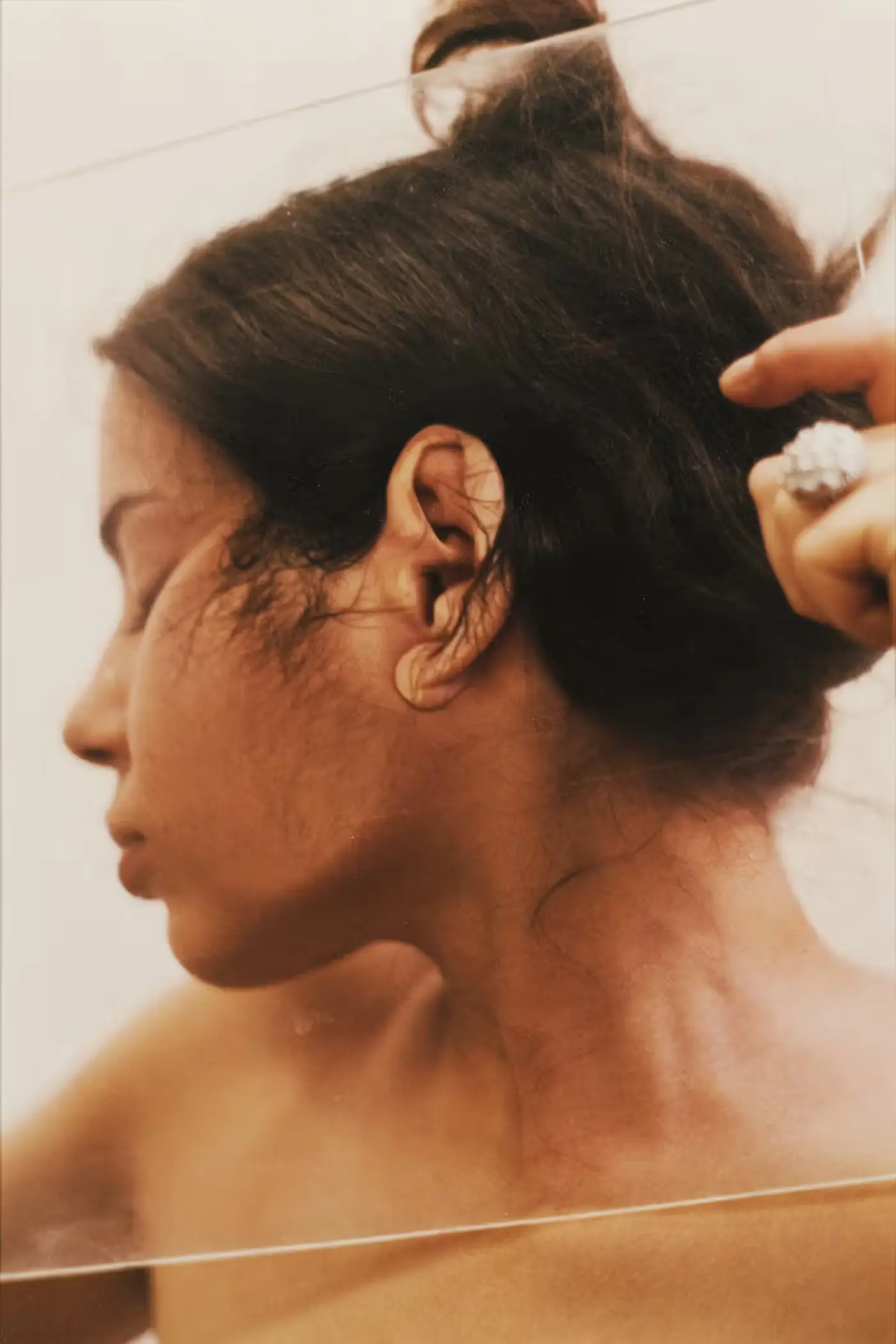 Untitled (Glass on Body Imprints) by Ana Mendieta