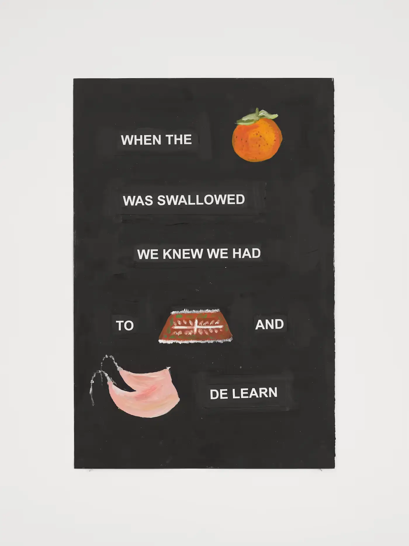 Narrative Painting, When The Love Was Swallowed by Laure Prouvost