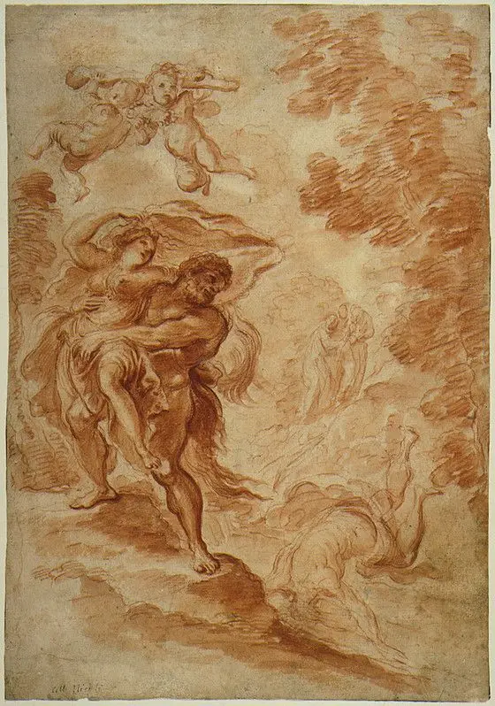 Hercules Rescuing Deianira by Domenico Maria Canuti