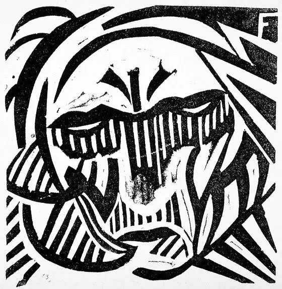 Self-portrait by Otto Freundlich