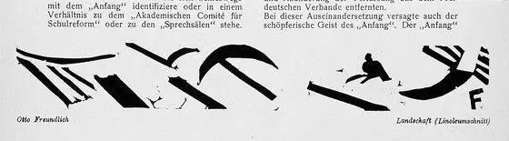 Landscape by Otto Freundlich