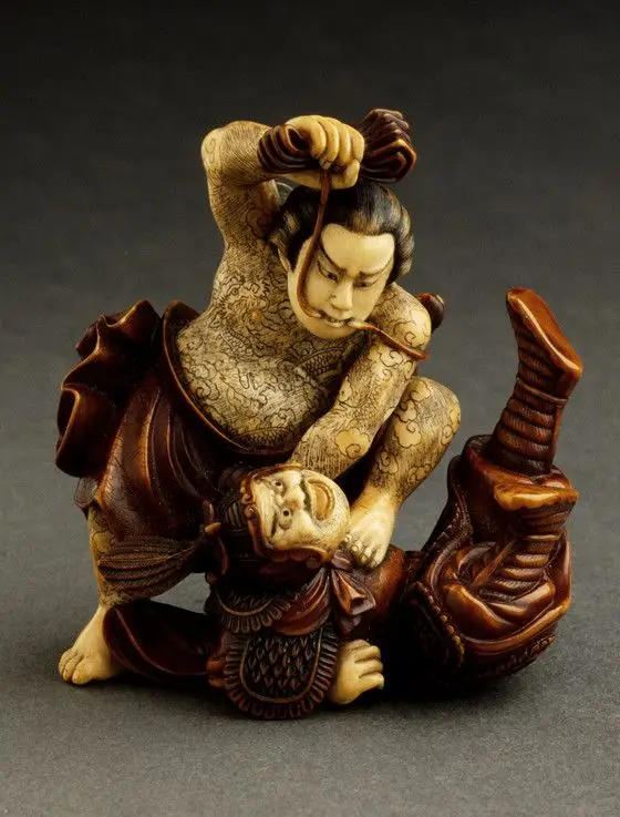 Kyūmonryū Shishin from the Chinese Novel "Suikoden" by Shūkōsai Anraku (Japan, active early to mid-19th century)