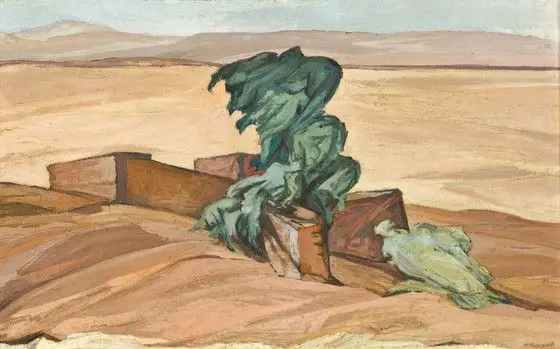 Landscape with Tree (Paisaje con árbol) by Unknown artist