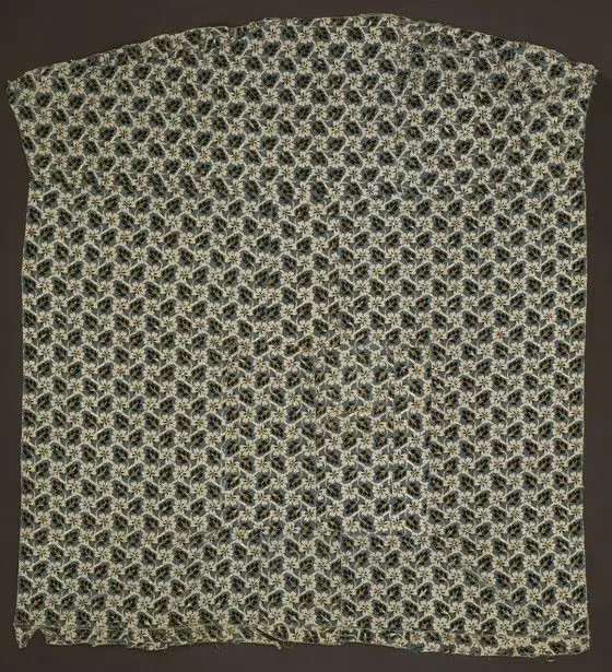 Textile with Design of Interlacing Floral Plants by Costume and Textiles
