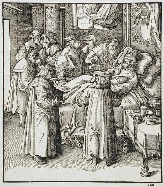 The Death of the Ermine King by Leonhard Beck