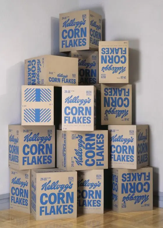 Kellogg's Corn Flakes Boxes by Andy Warhol