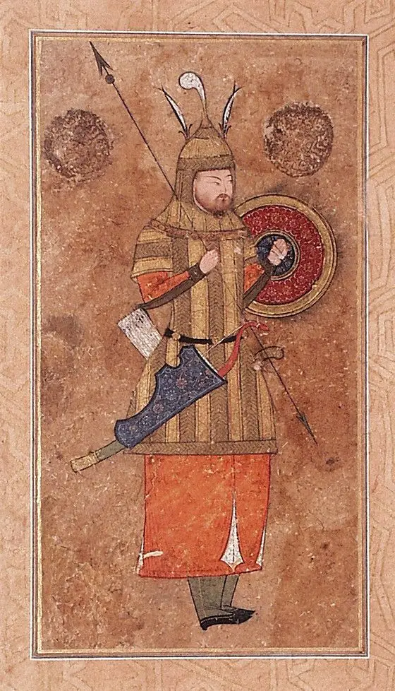 Portrait of a Warrior in Armor by Art of the Middle East: Islamic and Contemporary