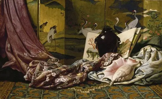 Japanese Still Life by Elihu Vedder