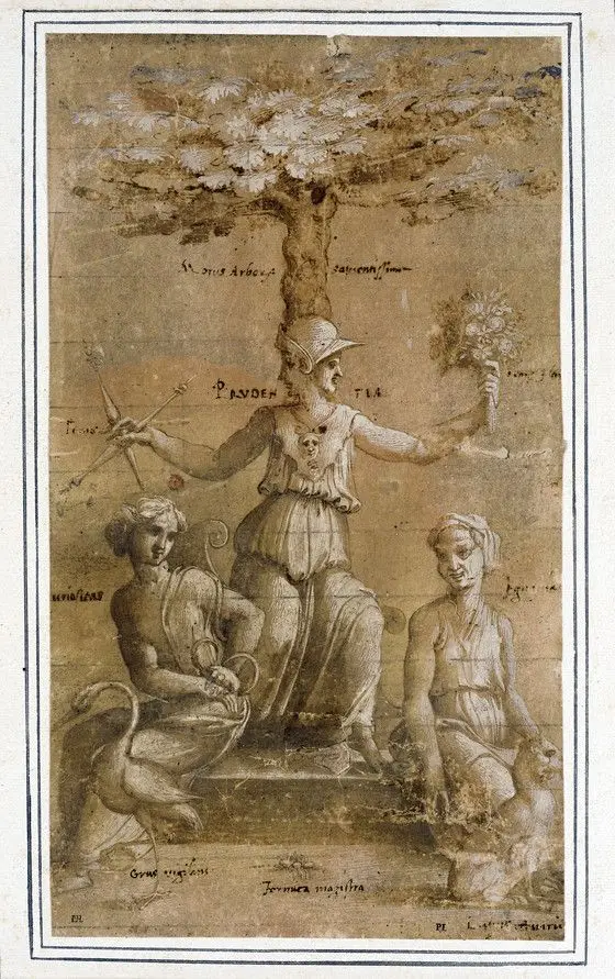 An Allegory of Prudence by Baldassare Peruzzi