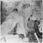 La sortie du bain by degas, edgar