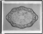 [Tray and vase decorated with floral patterns. Nasturtium tray design] by jackson, zuleima bruff