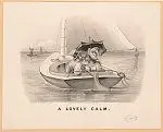 A lovely calm by currier & ives
