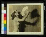 [Nude female with fan] by clarence h. white school of photography