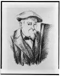 [Self portrait at the easel] by cézanne, paul