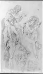[Fauns & Bacchus] by delacroix, eugène