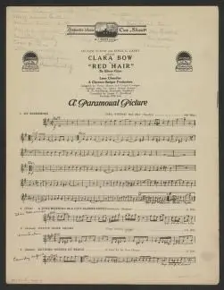Adolph Zukor and Jesse L. Lasky present Clara Bow in "Red hair" by Elinor Glyn with Lane Chandler by bradford, james c.