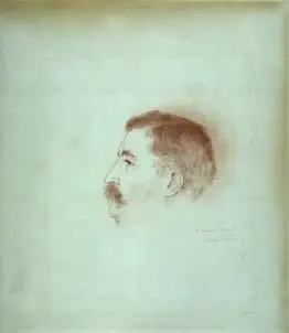Portrait of Armand Parent : by redon, odilon