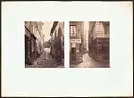 [Paris. Two street studies] by marville, charles