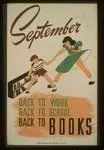 September - back to work - back to school - back to BOOKS by federal art project