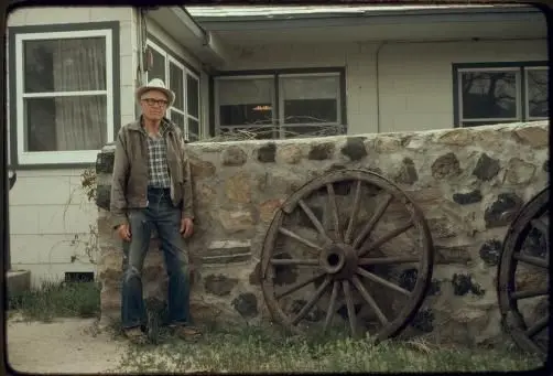 Stone Wall Outside Main Residence by schwartz, rudolph