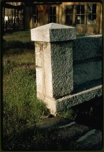 Detail of Stone Retaining Wall at Cottonwood Creek by marshall, howard w.