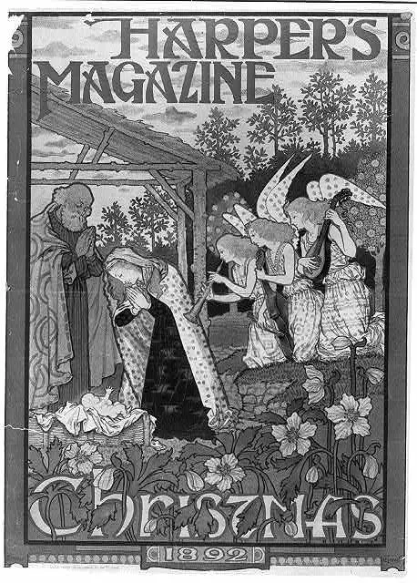 Harper's Magazine, Christmas, 1892 by Grasset, Eugène, 1841-1917, artist. by Grasset, Eugène, 1841-1917, artist.