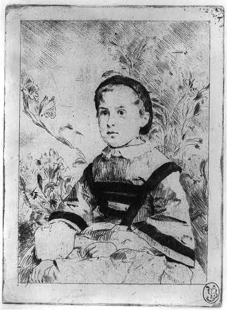 Mlle N. Wolkonska by Degas by Degas