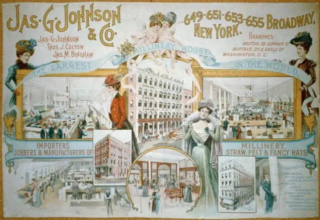 Jas. G. Johnson & Co. ...Broadway, New York by Gray Lith. Co., lithographer. by Gray Lith. Co., lithographer.