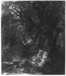 Flight into Egypt [by Mary and Joseph] by Bresdin by Bresdin