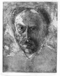 Self portrait by Nolde by Nolde