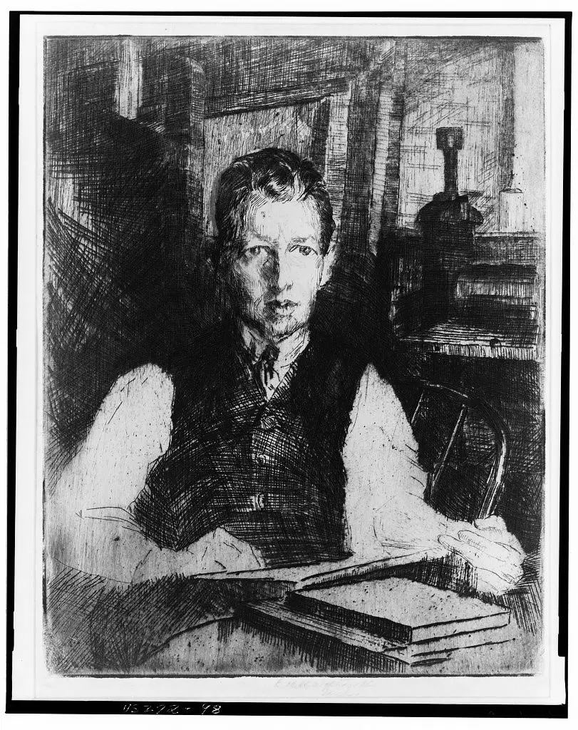 [Self portrait] by Wetherill, Elisha Kent Kane, 1874-1929, artist.