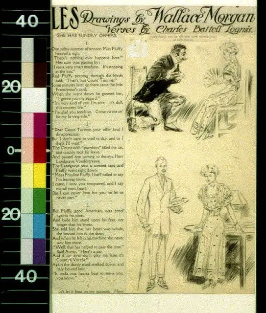 Les drawings by Morgan, Wallace, artist