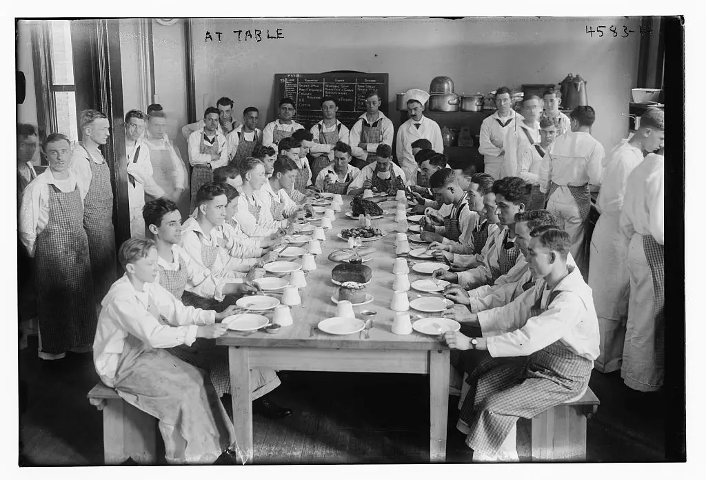 At table by Bain News Service, publisher. by Bain News Service, publisher.