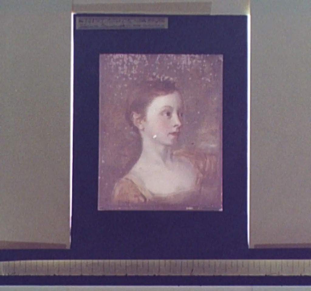 [Artist's daughter, head-and-shoulders portrait] by Gainsborough