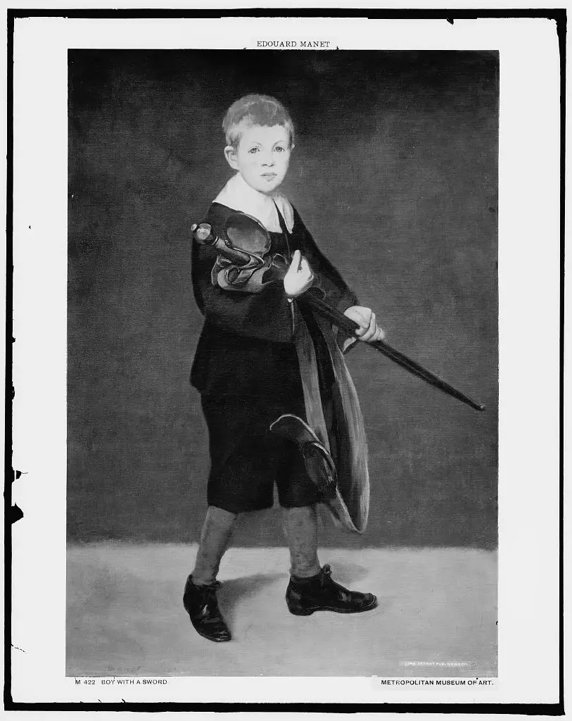 Boy with a sword by Manet by Manet