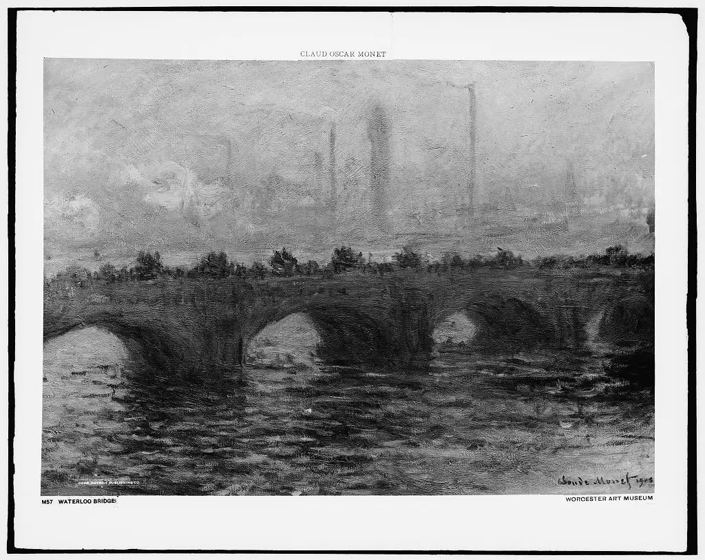 Waterloo bridge by Monet by Monet