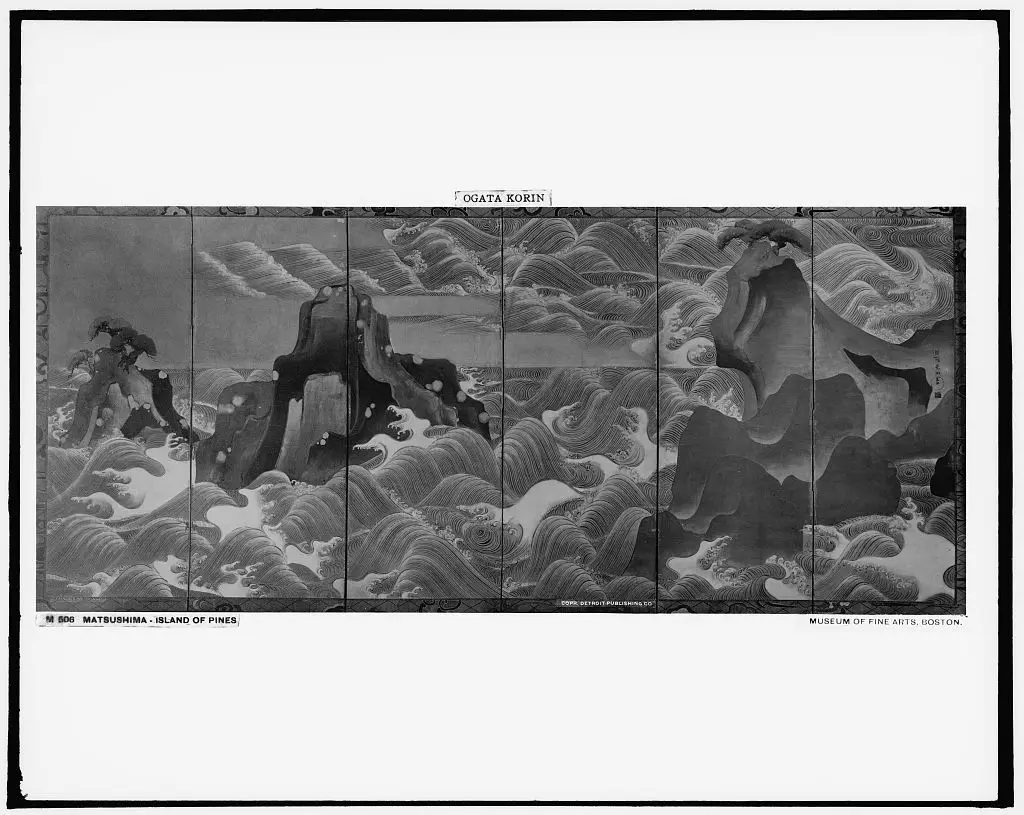 Matsushima, island of pines by Ogata by Ogata