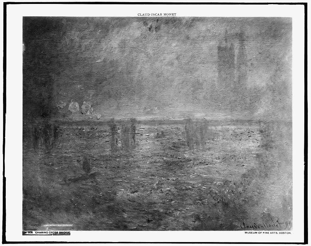 Charing Cross Bridge by Monet by Monet