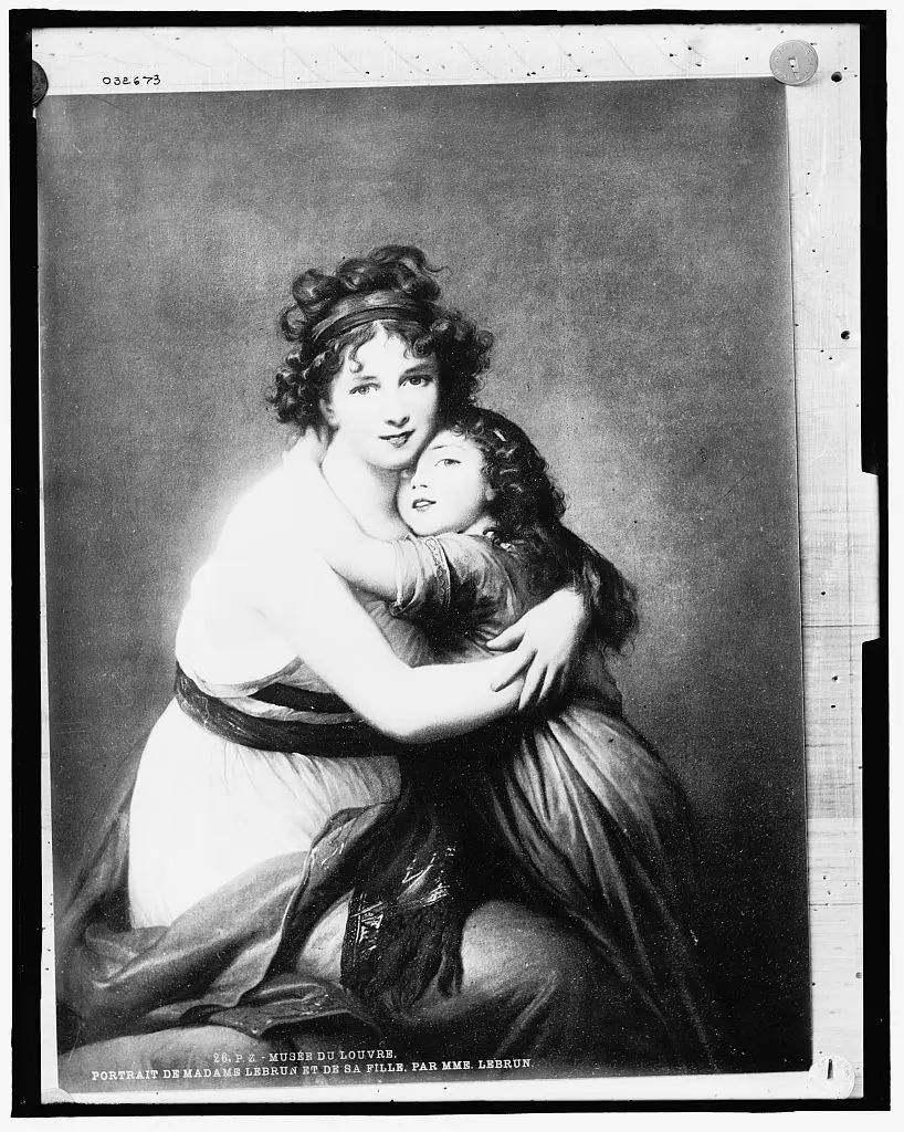 Portrait de Madame Le Brun et de sa fille by Vigee-Le Brun, Marie Louise Elisabeth, 1755-1842, artist. by Vigee-Le Brun, Marie Louise Elisabeth, 1755-1842, artist.