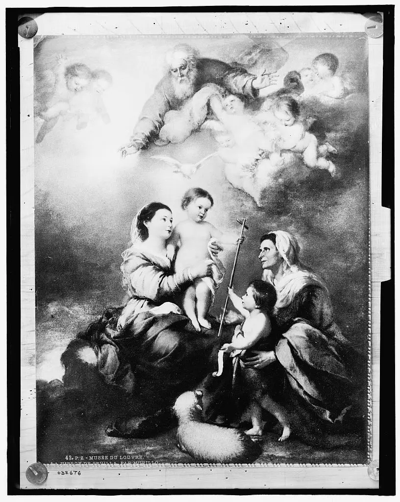 La vierge de Sevilla by Murillo, Bartolome Esteban, 1617-1682, artist. by Murillo, Bartolome Esteban, 1617-1682, artist.