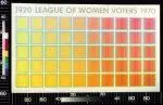 League of Women Voters, 1920 1970 by Anuszkiewicz, Richard, artist. by Anuszkiewicz, Richard, artist.