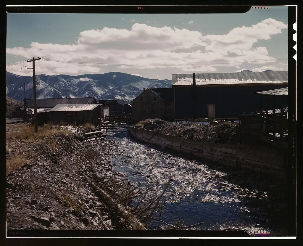 [Willow Creek, Creede, Colorado] by Feininger by Feininger